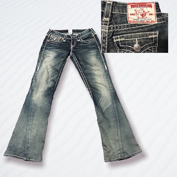True Religion Denim - True Religion Joey Super T Flare Size 26